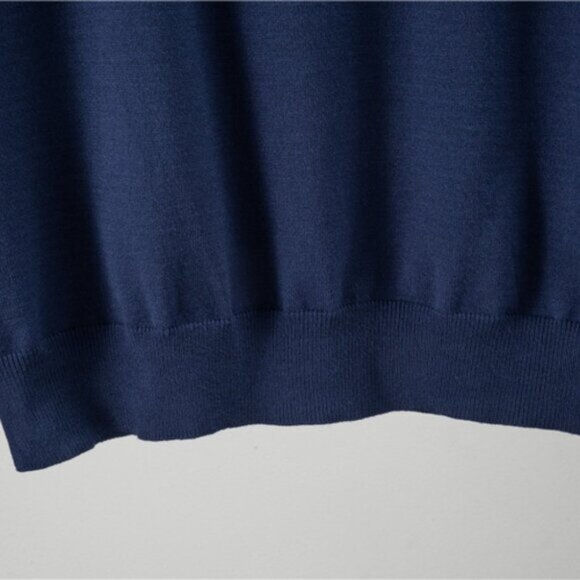 Alo Fashion Button-Down Half-Zip Sweater Set, Athletic Top with Wide Leg Pants - Picture 4 of 10